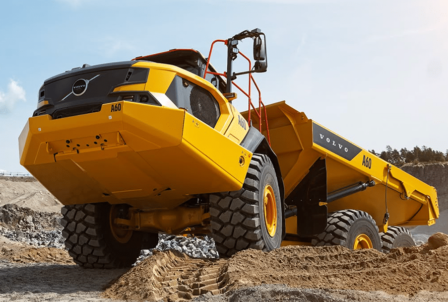 Volvo articulated hauler
