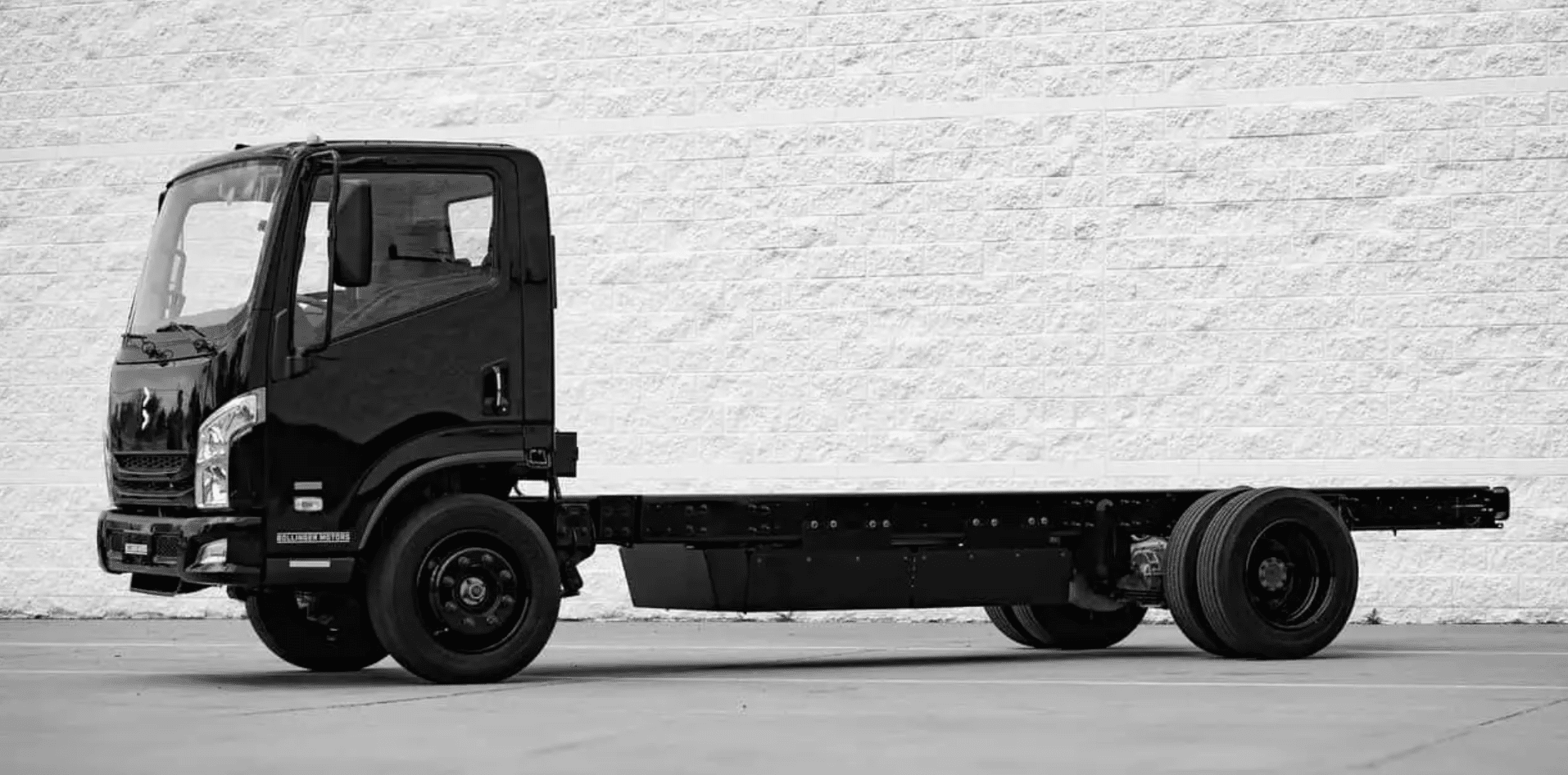 Bare Bollinger B4 chassis cab